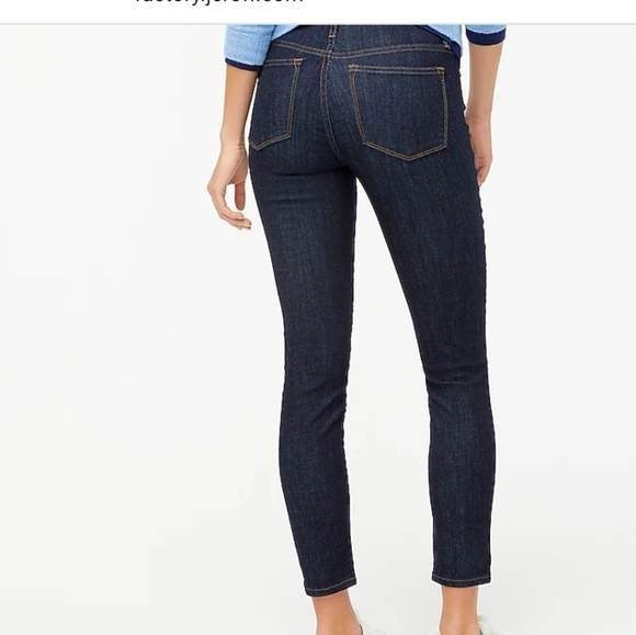 J CREW FACTORY MID RISE STRETCH JEAN DARK WASH - Picture 3 of 10